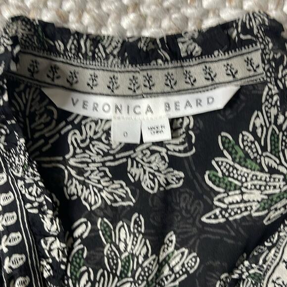 Veronica Beard Nadila Floral Silk Mini Dress - Picture 7 of 7